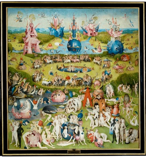 The Garden of Earthly Delights in the Museo del Prado in Madrid